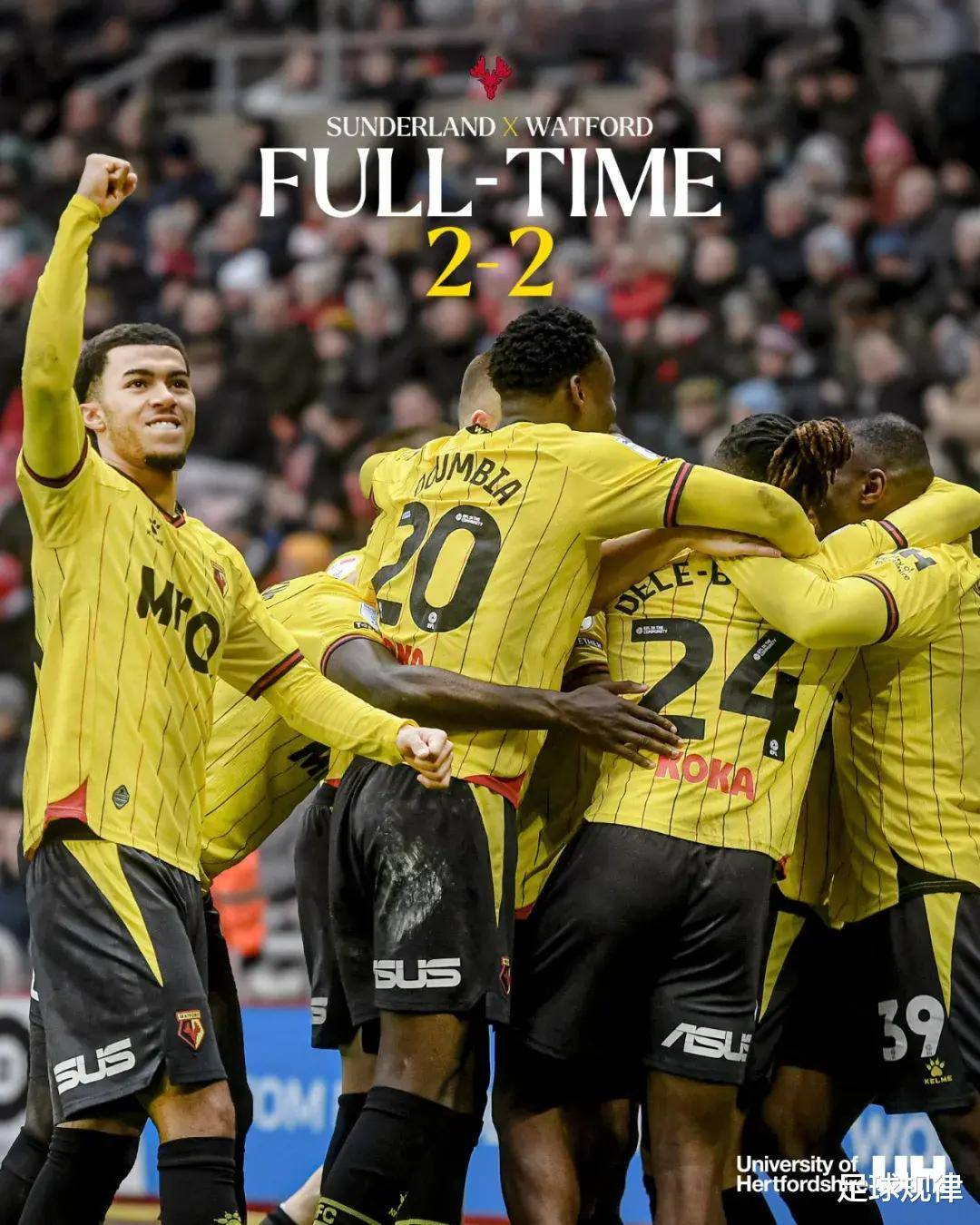 水晶宫主场成功逼平沃特福德